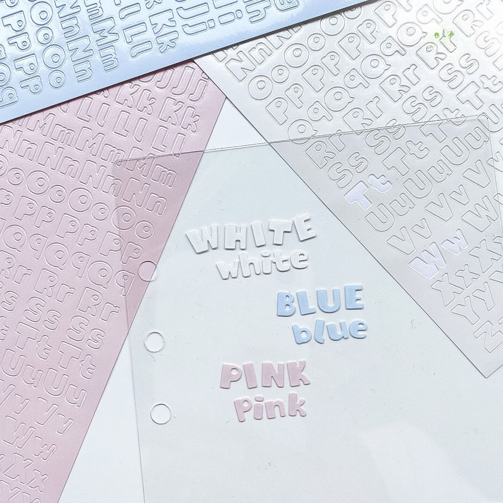 

3Pcs Colored Alphabet Letter Sticker DIY Scrapbooking Journal Deco Stickers for Album Diary Cute Kawaii Stickers