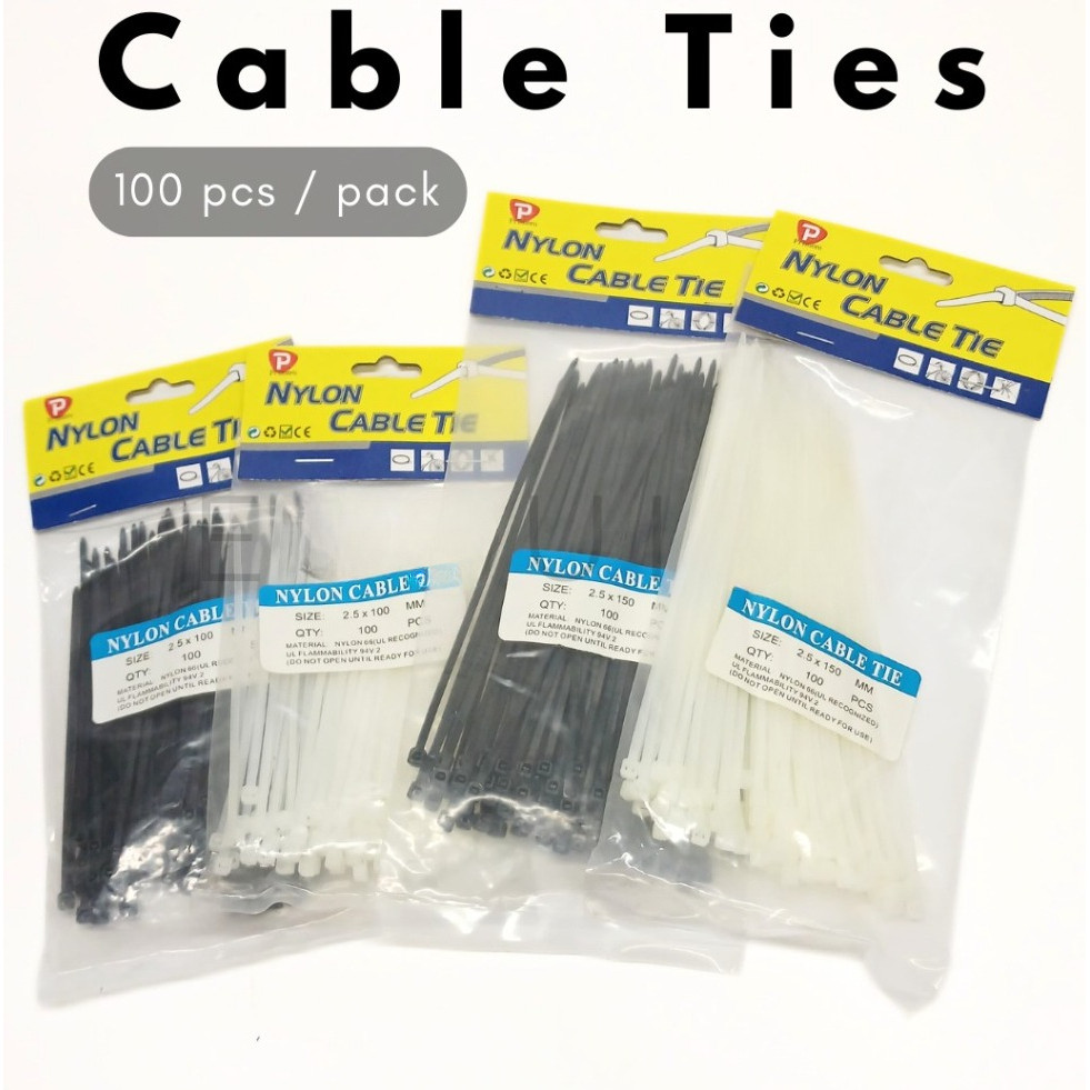

Cable Ties Kabel Tie Pengikat Bungkus Makanan 10 Cm NCTP100/NCTH100