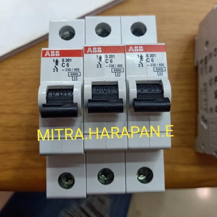 mcb 6A 1p ABB 6KA orinigal SNI