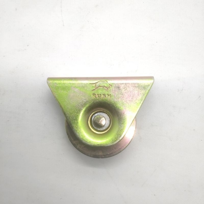 Roda Rel Pagar Bubut Besi Model U AS Bearing Galvanized Sliding Gate Wheel RUSH 3"
