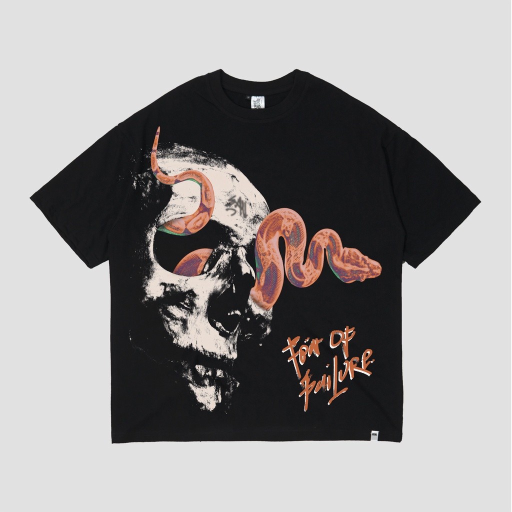 Exhale Tshirt Snakeskull Oversized
