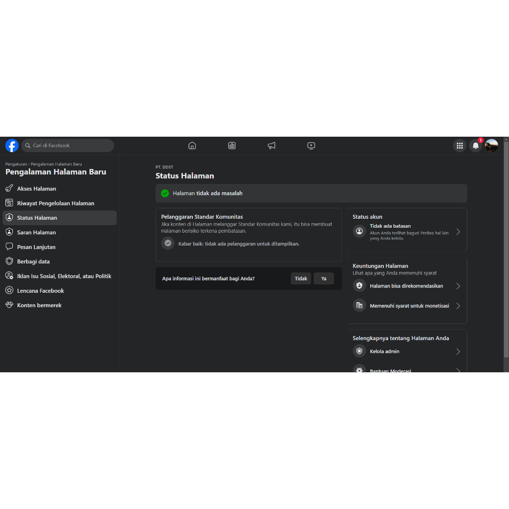 Fanspage Fitur WA Baru | WA Business Suit Optimal Di 2025