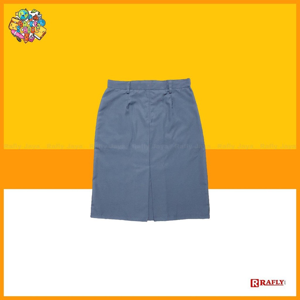 Seragam SMA - Rok Sekolah SMA Abu Span Pendek - Seragam Sekolah SMA - Rafly Jaya