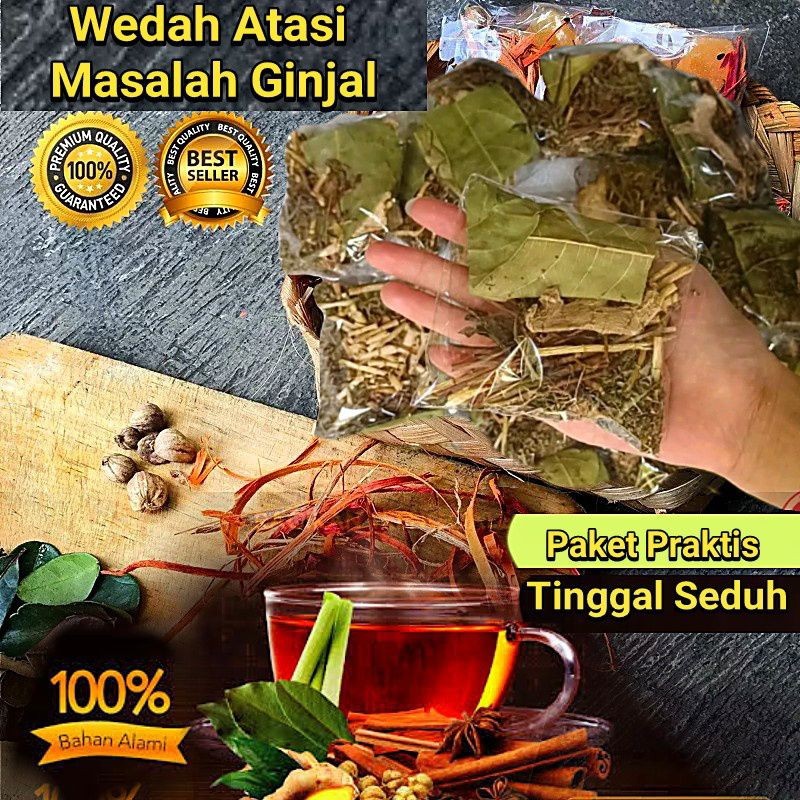 

WEDANG RACIKAN Jahe Akar Alang Kumis Kucing Daun Sukun Meniran Atasin Masalah Ginjal