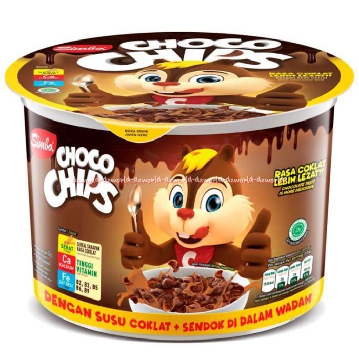

New Item (S) SIMBA CHOCO CHIPS SEREAL SUSU COKELAT 37g