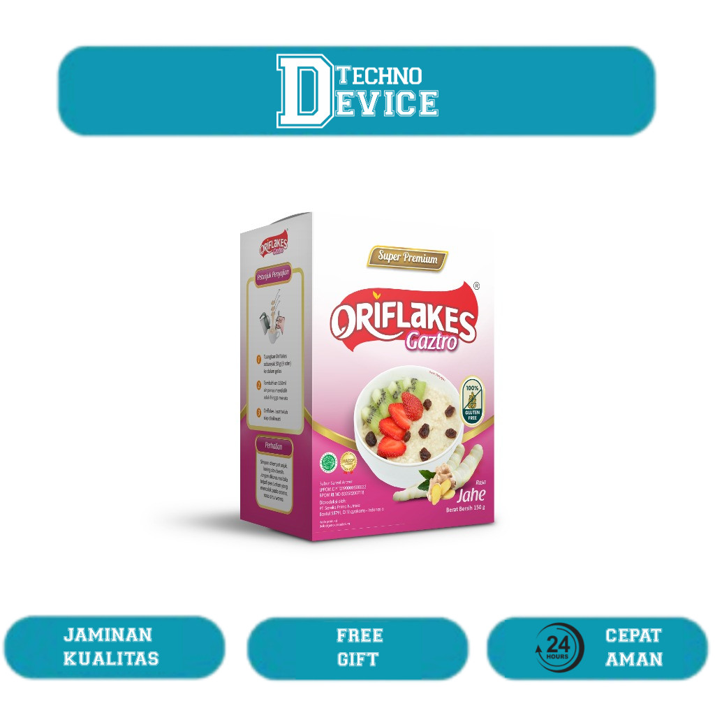 

Oriflakes Sereal Umbi Garut Ararut Asam Lambung Susu Gastro Maag Gerd 350 gram