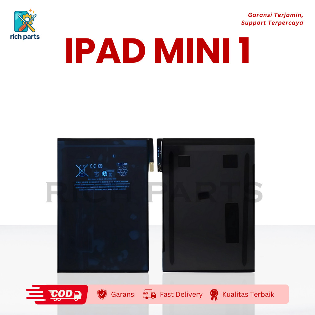 Baterai Batre iPad Mini 2 Ori Garansi 3 Bulan