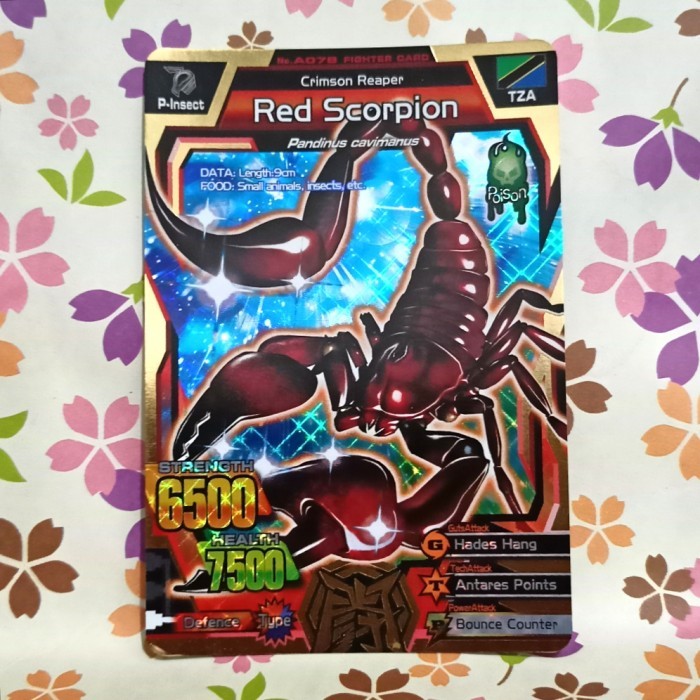 great animal kaiser gold red scorpion versi 3
