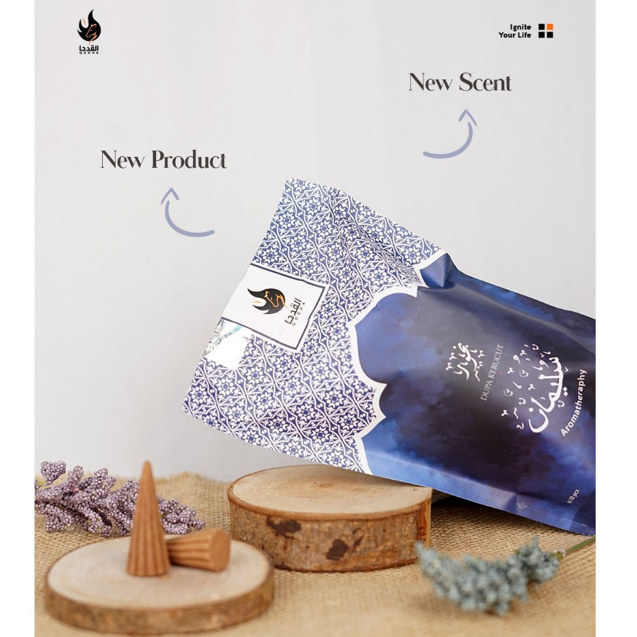 Dupa Kerucut SULAIMAN Bukhur Buhur QODHA Aromatic isi 50 Pcs Cones