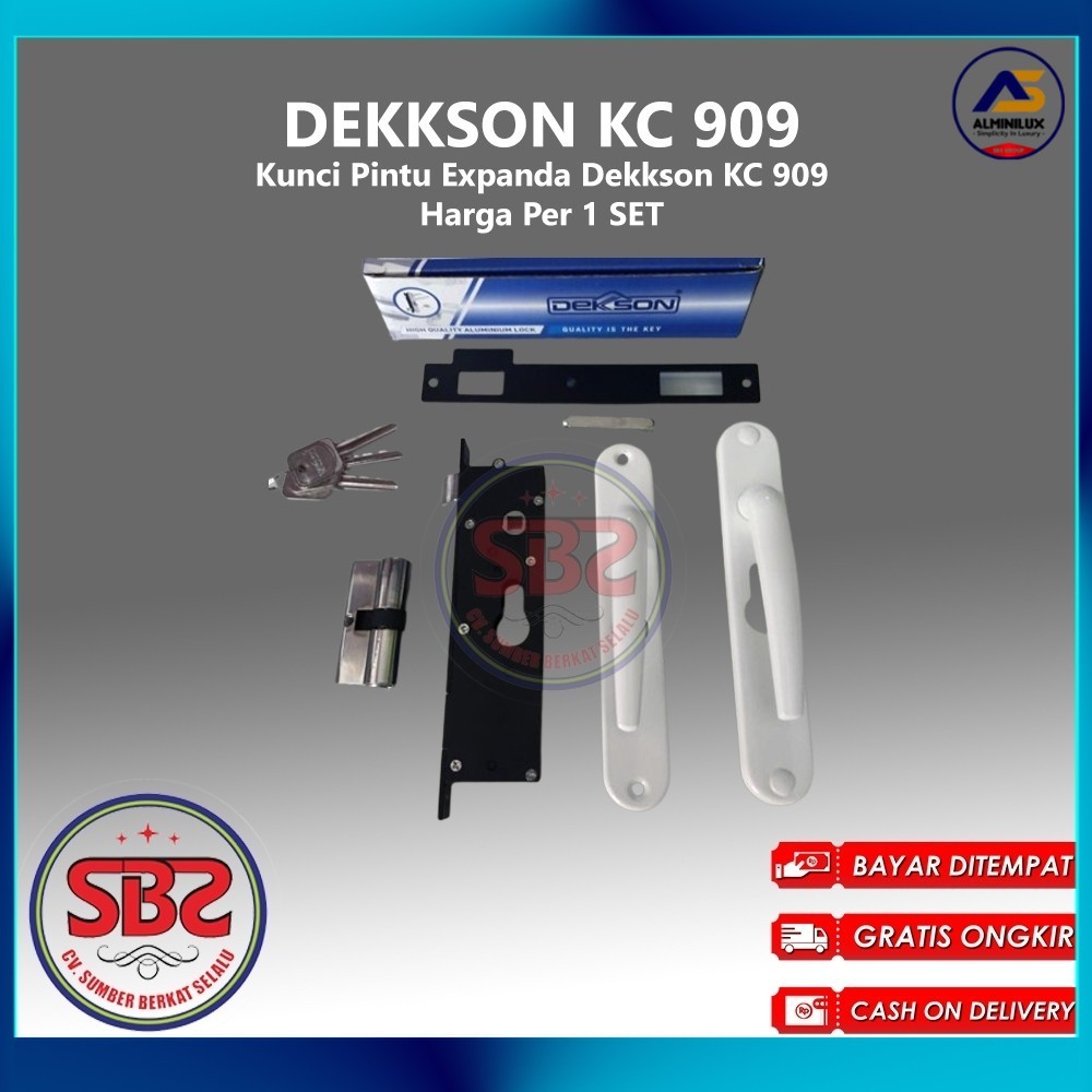 DEKSON DEKKSON KC909 Kunci Pintu Expanda Dekkson KC 909 White
