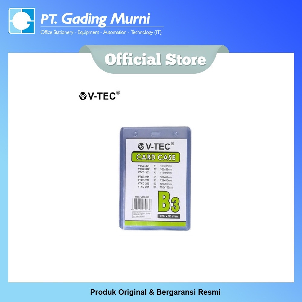 

V-TEC CARD CASE VTCC-203/B3 126 X 95MM