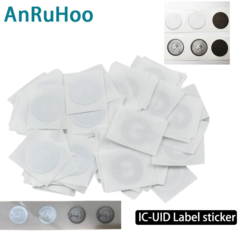 

5/10/20pcs Uid Variable Sticker Rfid Tag Repeatable Erasable 13.56mhz 0 Sector Writable Laber Clone Badge Token Copy