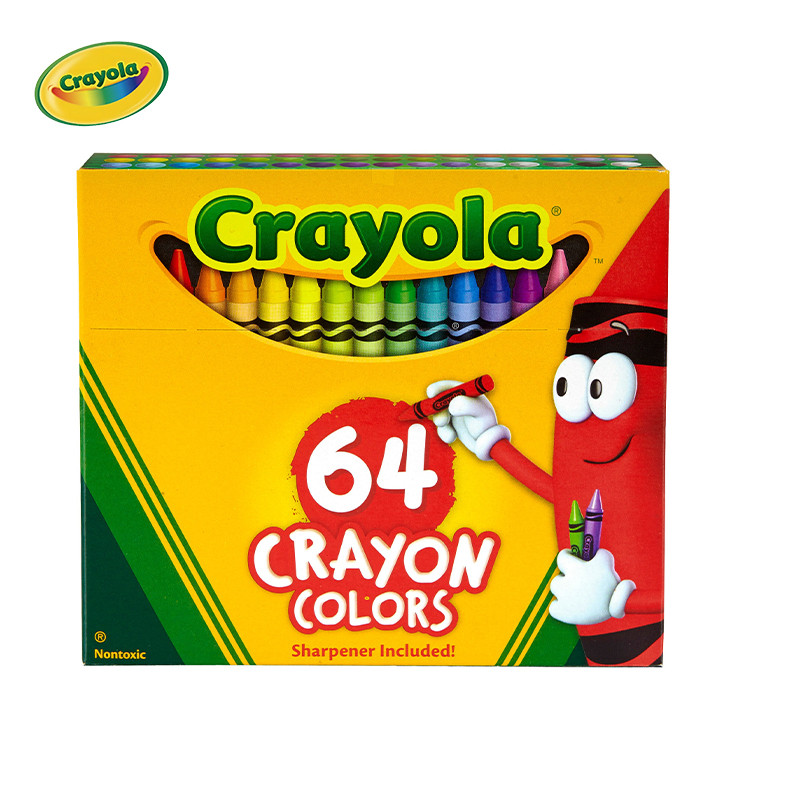 

Crayola Crayons - 64 Count, Kids Crayons, Back to School Craft Supplies for Classrooms, Nontoxic, Ages 3+，Children Toys