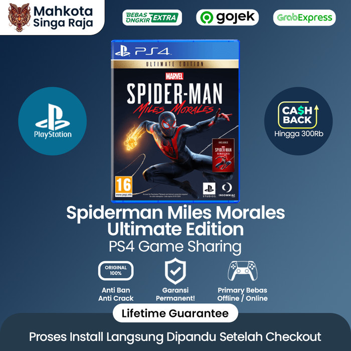 Spiderman Miles Morales Ultimate Edition - PlayStation5 Game Sharing