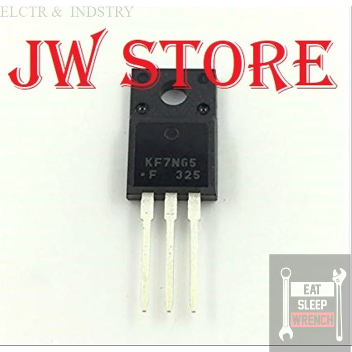 KF7N65 KF7N65F 7N65 N-CH MOSFET TO-220F IC Transistor dan Mosfet