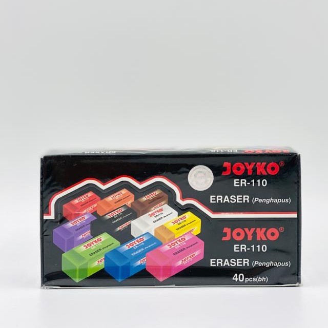 

( StaWorld / DAPAT 1 PENGHAPUS ) Stip Eraser Penghapus Joyko B40 Fancy Warna Warni Kecil ER-110