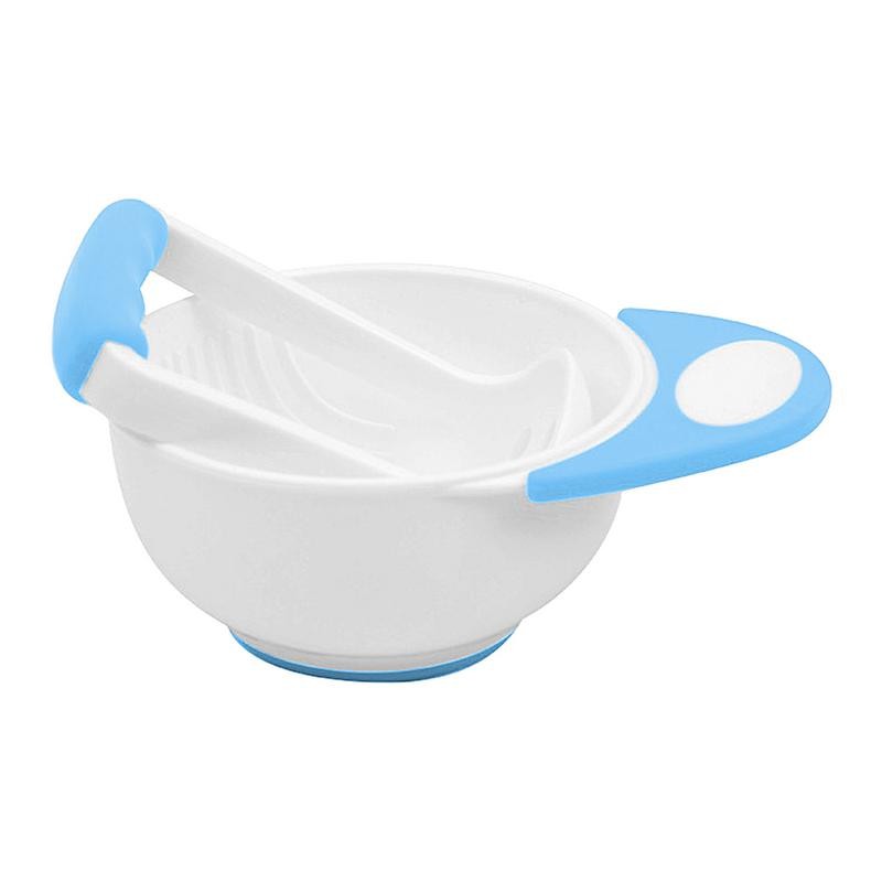 

Food Grinding Bowl Potato Crusher With Grinding Rod Non-Slip Food Mill Bowl Anti-Scalding Food Crusher For Kids Food