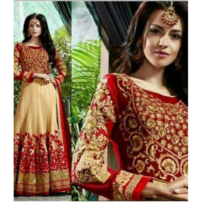 MK miss rara (sari india || baju india || dress india) .. - Merah, L