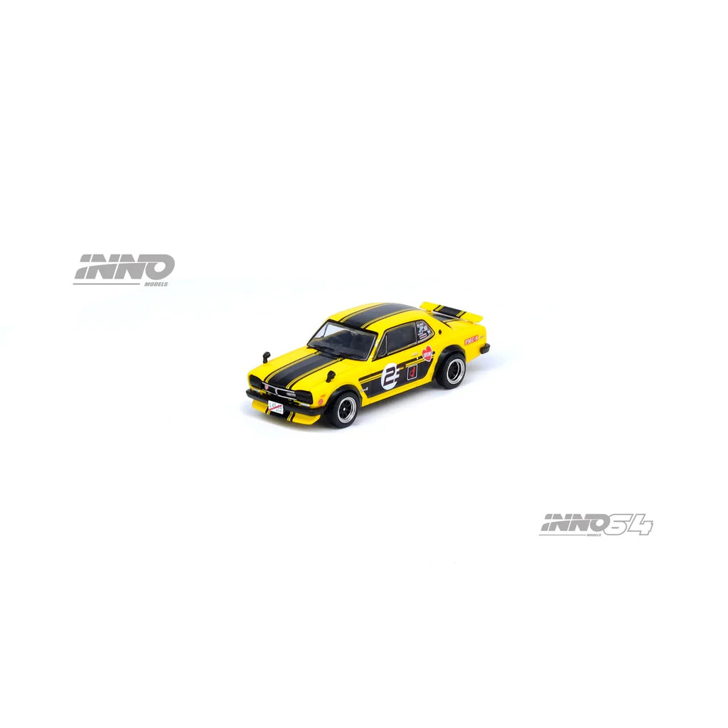 INNO64 NISSAN SKYLINE 2000 GT-R KGC10 KUNING INNO 64 DIECAST