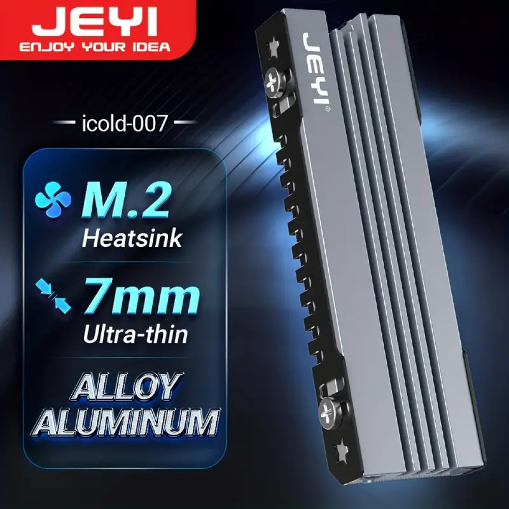 JEYI Heatsink NVMe SSD M.2 Pendingin Aluminium Alloy - JY366