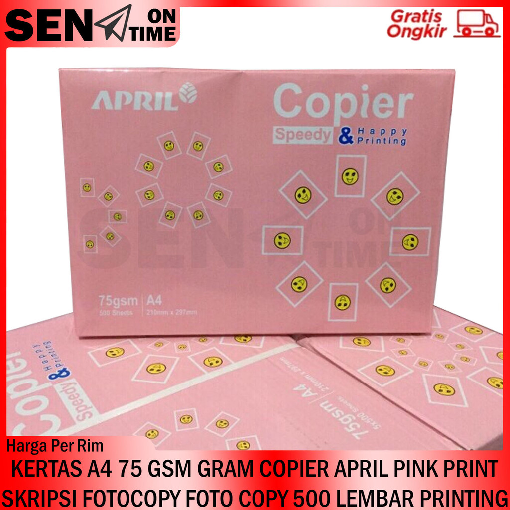 

Kertas Hvs A4 April Copier Happy Printing 75gsm 1 Rim 500 Lembar Paper Cetak Printer Fotocopy Print Copy Paperline F4 One Paperone Sidu Ivory Buku Karton Carton Putih Doff Tebal Halus Art