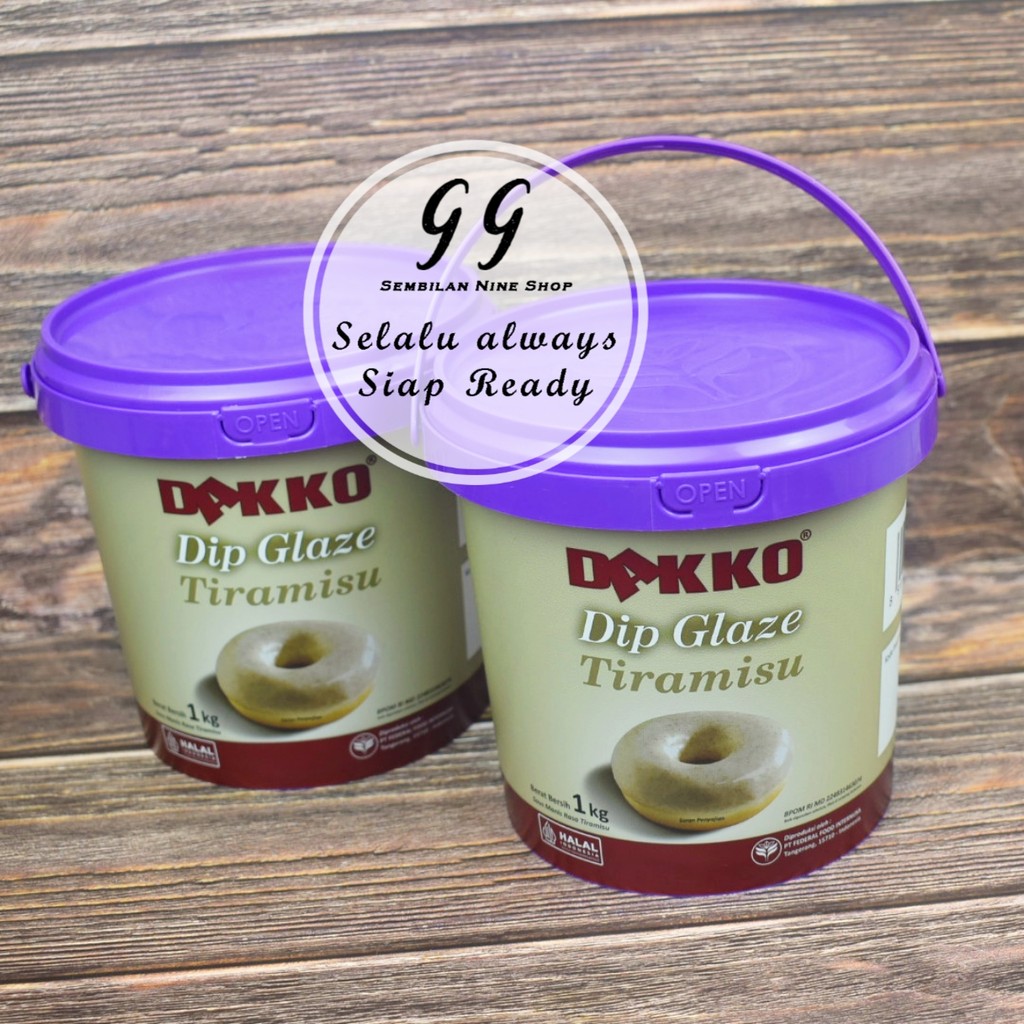 

DAKKO Dip GLAZE TIRAMISU 1 Kg GLAZING SAUS
