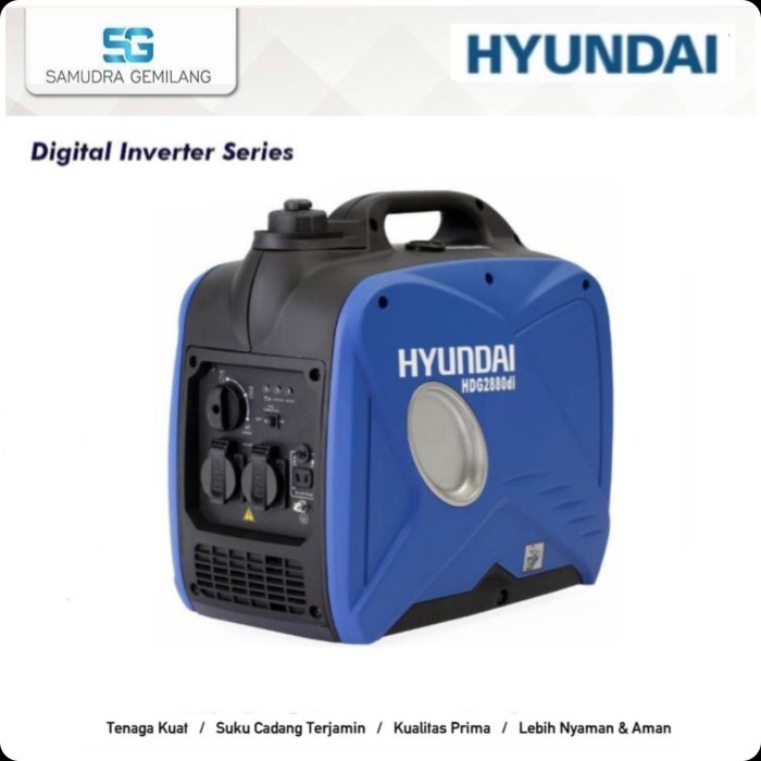 Genset Silent Hdg 2880di Genset Inverter Hyundai HDG 2880 di