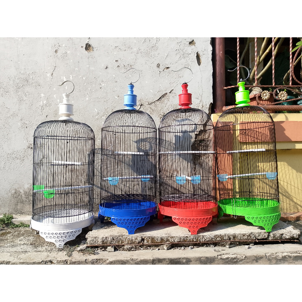 JUAL SANGKAR LOVEBIRD KAPSUL LENGKAP TEBOK MERCY WARNA T3 IWAN ATAP LENGKUNG KANDANG BURUNG TRUCUK K