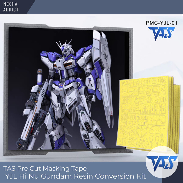 Pre-Cut Masking Tape for YJL Hi Nu Gundam Resin Conversion Kit by TAS