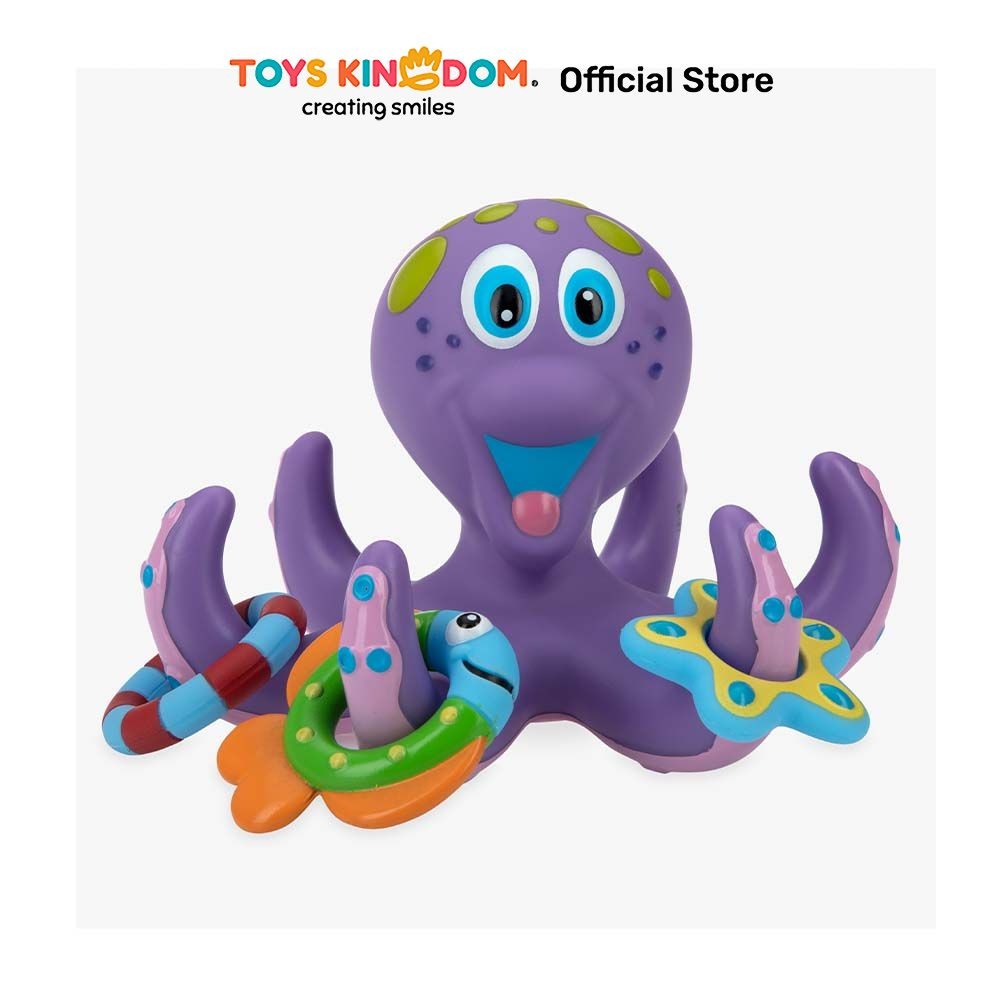 Toys Kingdom Nuby Set Bath Time Toss Octopus Nb281 Toys Kids Toy Mainan Mandi Bayi Baby Bath Toys Ma