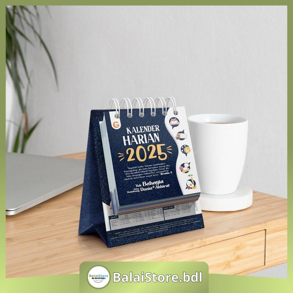 

Kalender Tahun 2025 Kalender Islami Kalender Harian Muslim 2025 Gema Insani Daily Desk Calendar