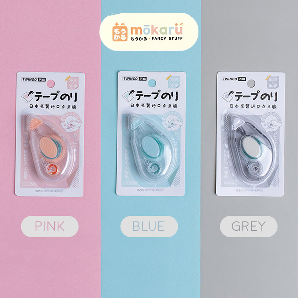 

Twingo Easy Thumb Mini Glue Tape / Glue Tape Roller / Lem Kertas Roll Transparan