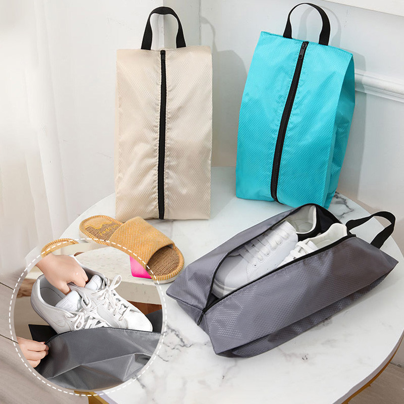 

Portable Shoe Storage Bags Travel Shoe Cover Pouch Waterproof Pocket Unisex Zipper Organizer Bag Moistureproof Shoe Storage Pack