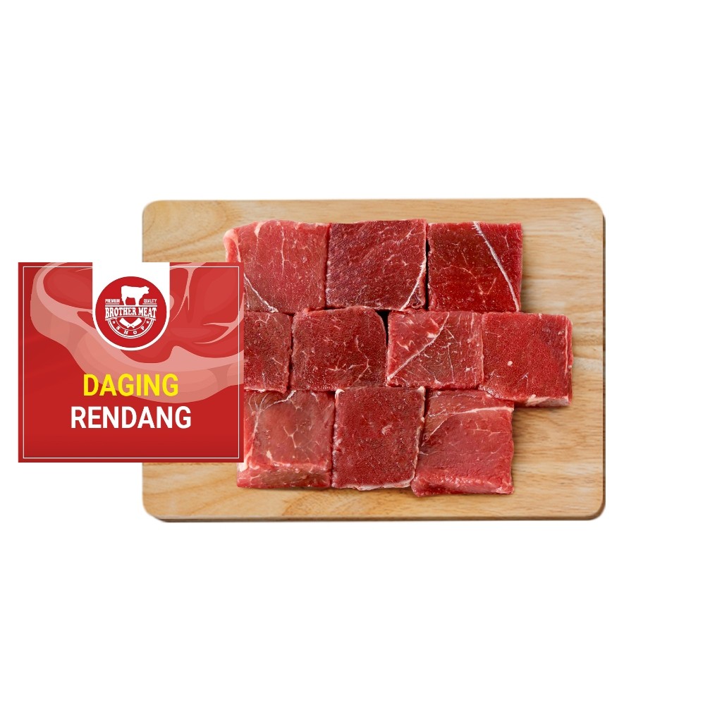 

Daging Rendang Potong Beku 1kg, Guwe Meatshop