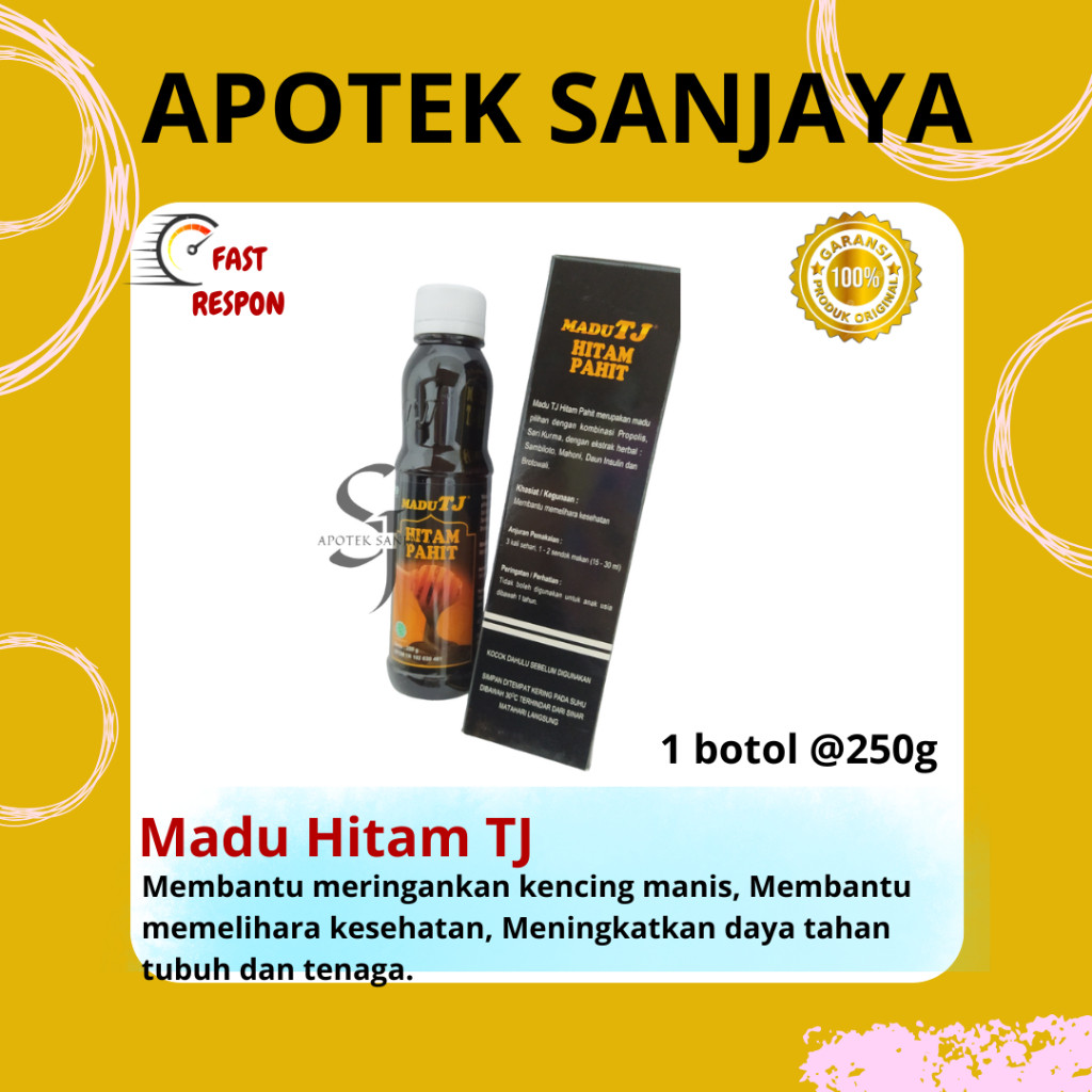 

Madu TJ Hitam Pahit 250g / Trenojoyo Madu TJ Hitam Pahit 250gr