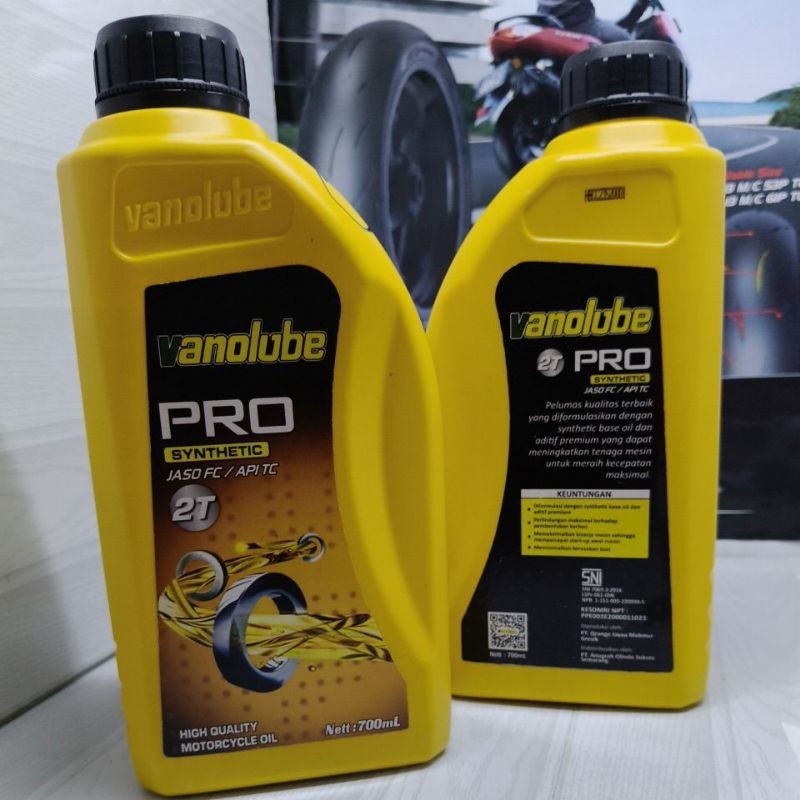 OLI SAMPING  VANOLUBE PRO 2T TAK OLI SAMPING WANGI
