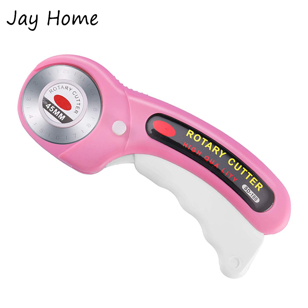 

45mm Rotary Cutter Leather Fabric Rolling Cutter Sewing Fabric Cutting Wheel with Safety Lock for Fabric Sewing Arts & Crafts