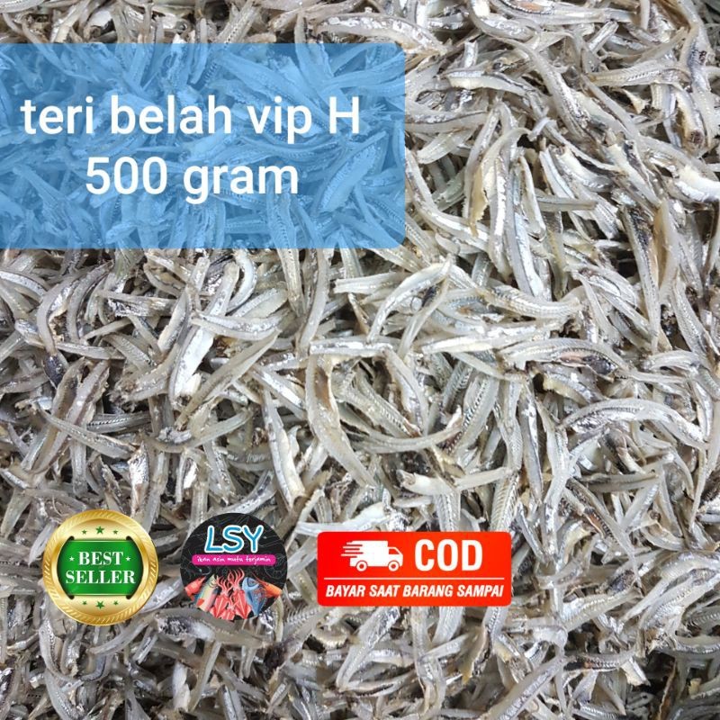 

ikan asin Teri belah vip / jengki belah vip 500gr