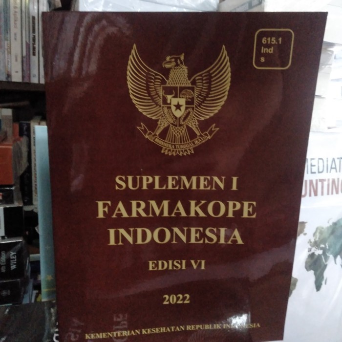Suplemen 1 Farmakope Indonesia edisi 6. 2022