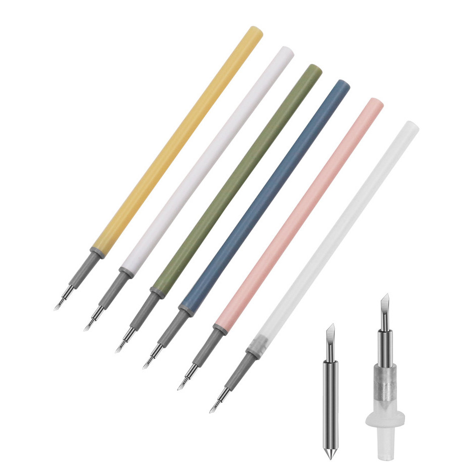 

Pen Carving Knife Colorful Cutting Head Lettering knife Pen Core Paper /Box /Express /Carving Knife Accessory