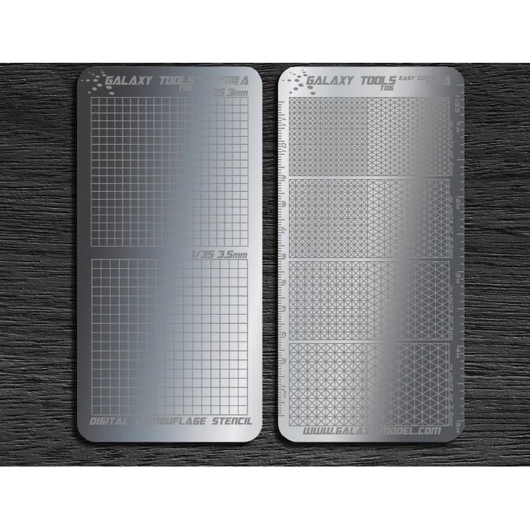 

GALAXY Tools Stainless Steel Model Masking Sheet Easy Cutting Type Board Mat Hobby Craft Tool