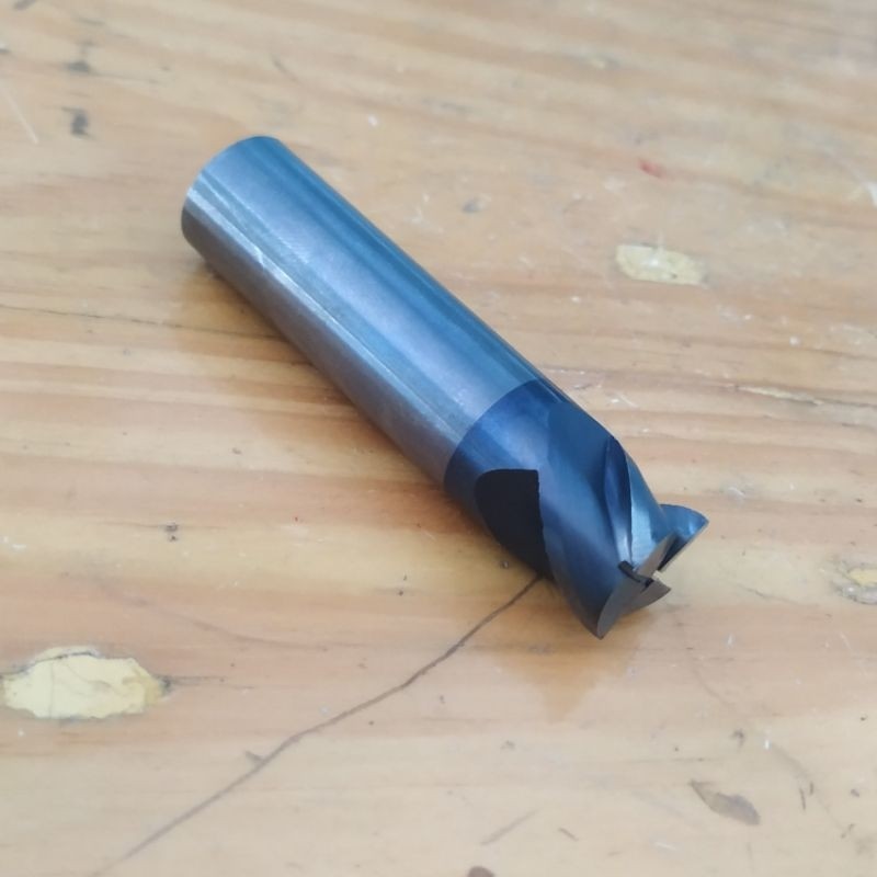 Endmill carbide 16mm 4flute Bor fais 16 4f pisau milling 16 mm