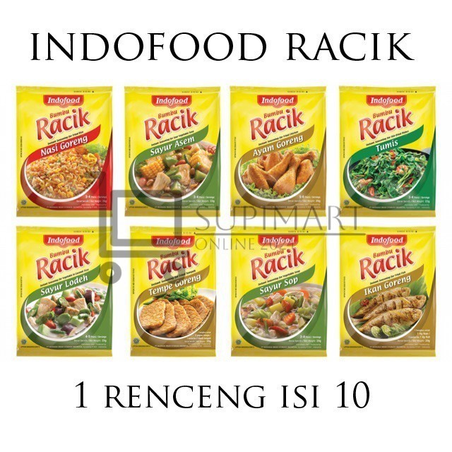 

Bumbu Racik Indofood Renteng Isi 10pc Sachet Bumbu Racik Sachet 20gr All Varian