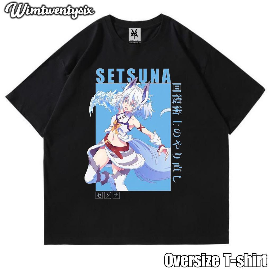 KAOS OVERSIZE | VINTAGE | T-SHIRT OVERSIZE | KAOS ANIME REDO OF HEALER SETSUNA
