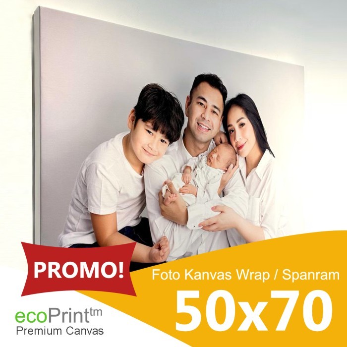 

Cetak Foto Kanvas Photo Canvas Print Spanram Wrap Ukuran 50x70 cm