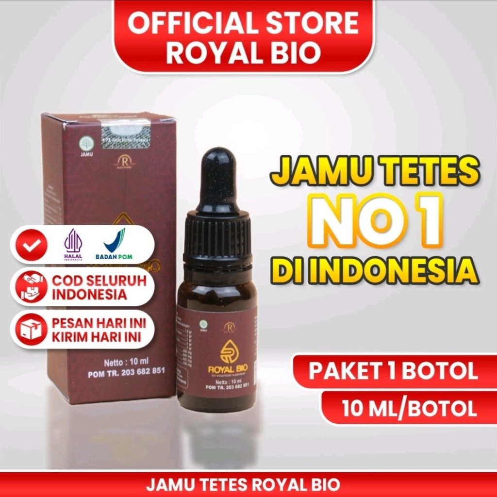ROYAL BIO ® Royal Bio Original | Royal Bio Asli Jamu Tetes Untuk Obat Jantung & Tekanan Darah Tinggi