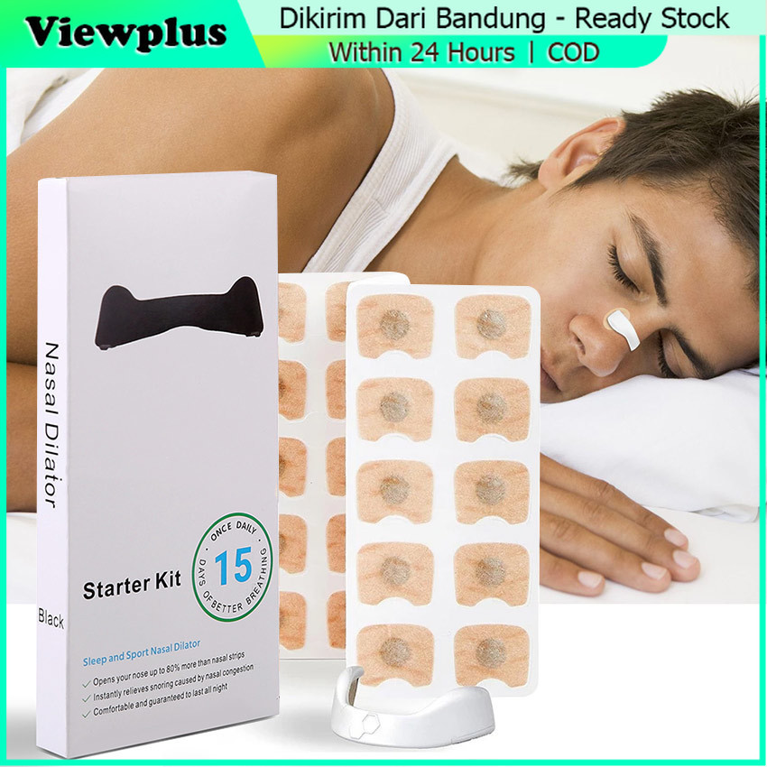 30Pcs Nasal Strips Plaster Hidung tersumbat Anti Mampet Anti Dengkur Ngorok / Magnet Nasal Tape Patc