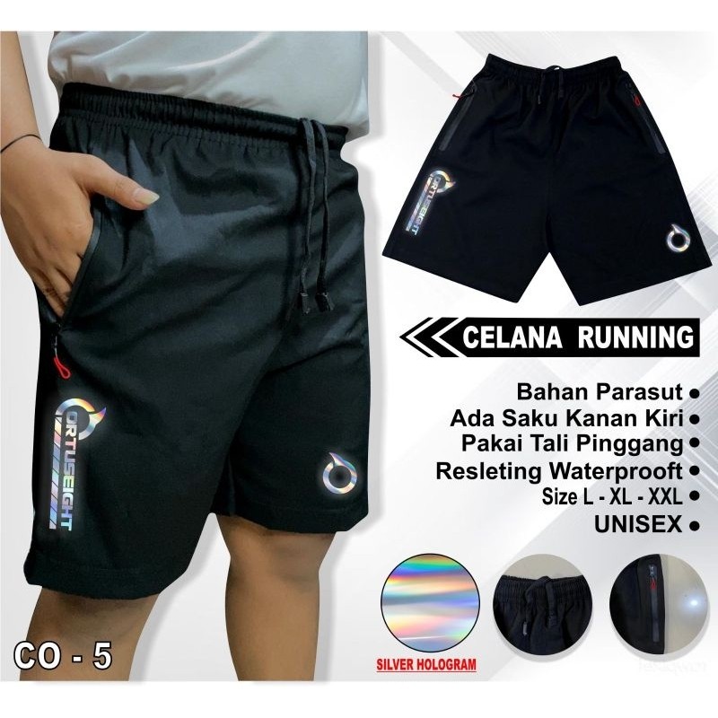 SPORTWEAR CELANA RUNNING PARASUT MICRO - CELANA LARI PARASIT PRIA WANITA L XL XXL - CELANA PENDEK OL