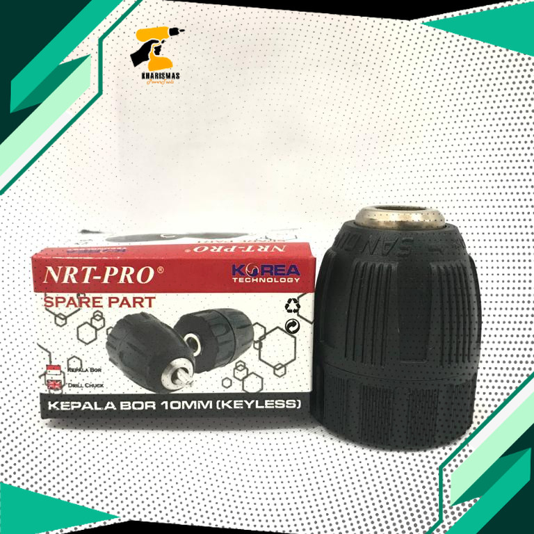 KEPALA BOR 10MM KEYLESS CORDLESS NRT PRO