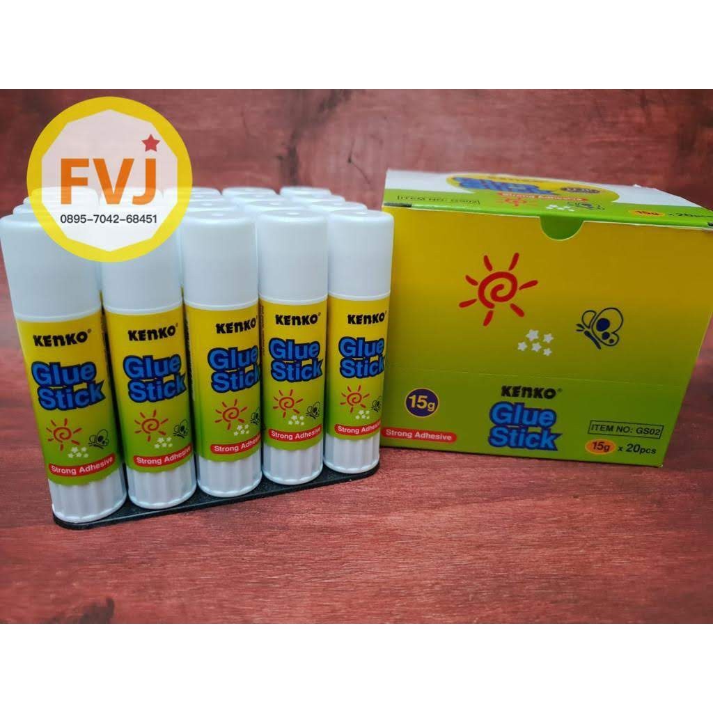 

1 pak isi 20 GLUE STICK KENKO 15 GR / LEM KERTAS KENKO MURAH